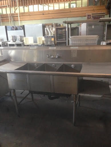 THREE COMPARTMENT SINK $760