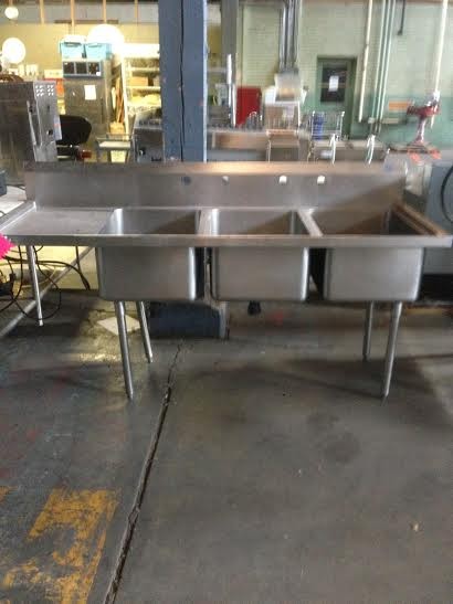 3 COMPARTMENT SINK $420