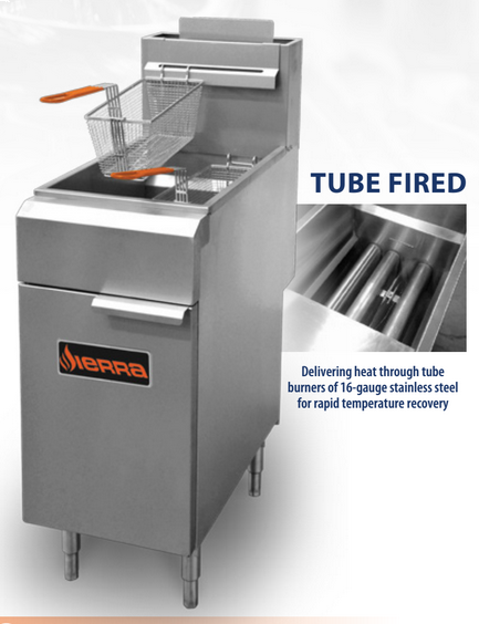 SIERRA SRF-35/40 TUBE FIRED GAS FRYER